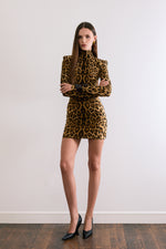 SANDERS DRESS LEOPARD