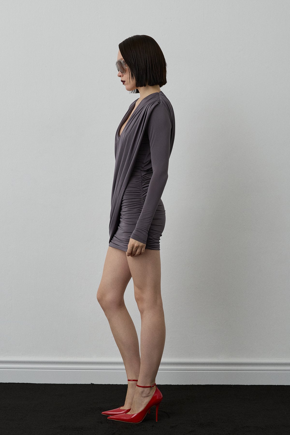 MIREL DRESS ANTHRACITE