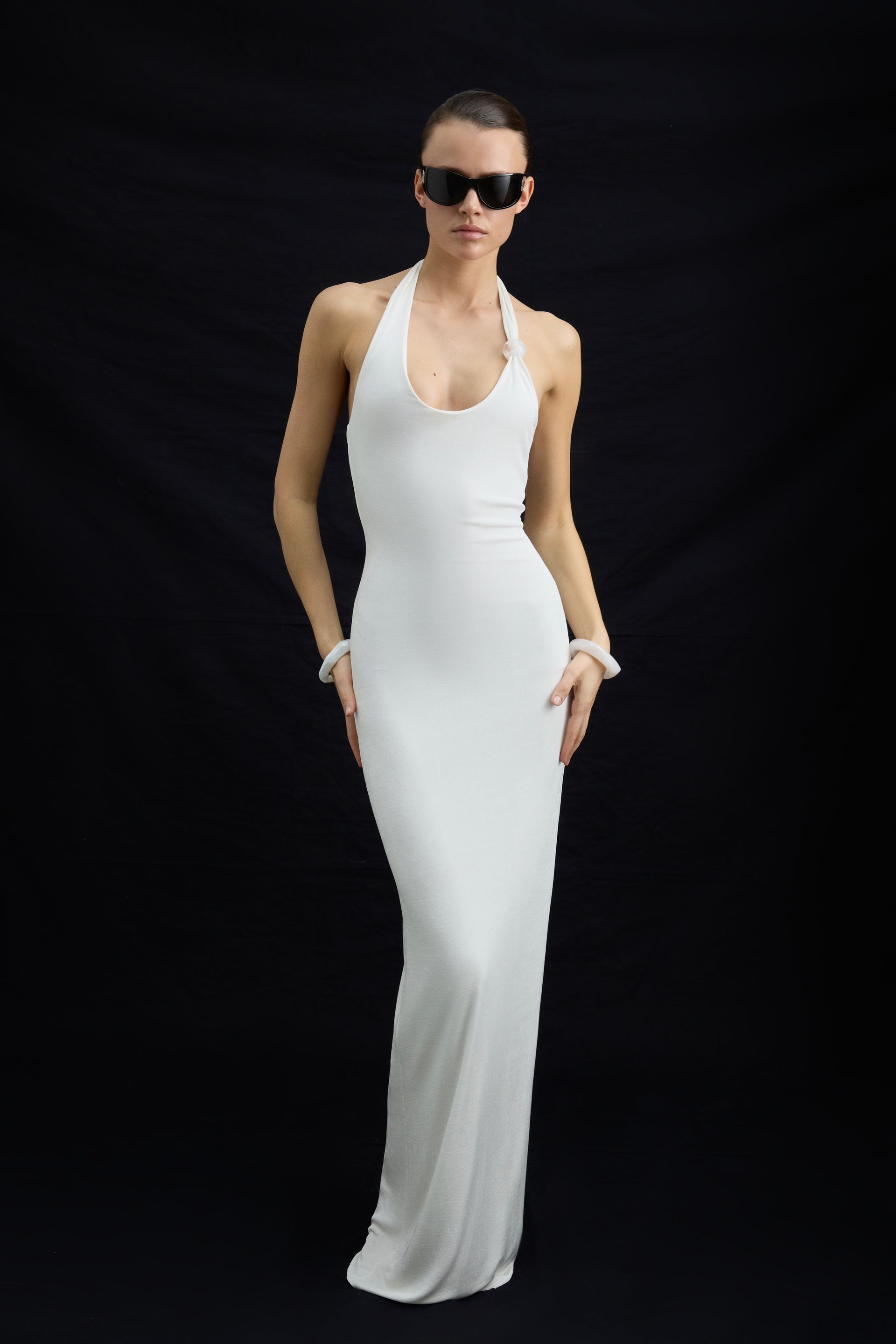 bare dress white