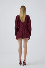 SCYLA JACKET BURGUNDY