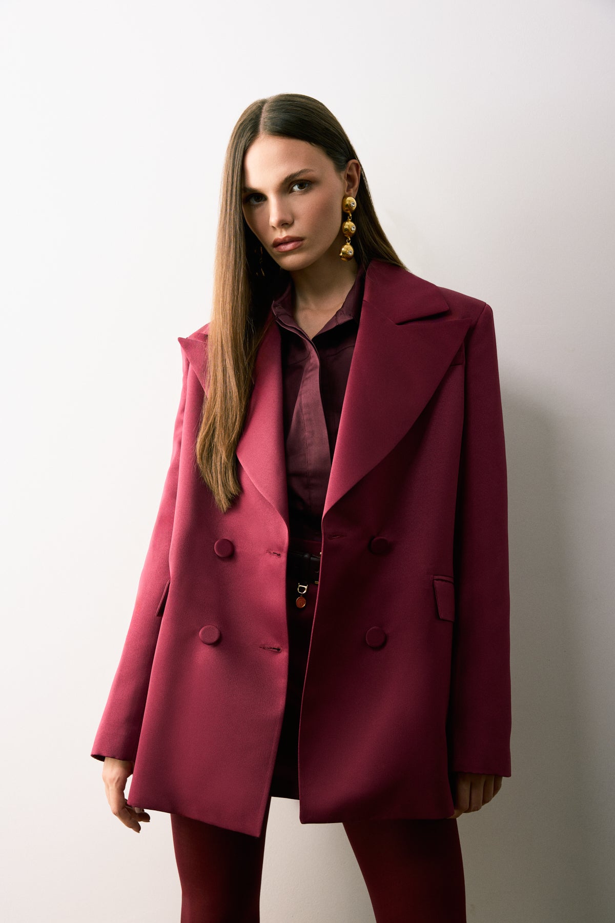 HESSA JACKET BURGUNDY