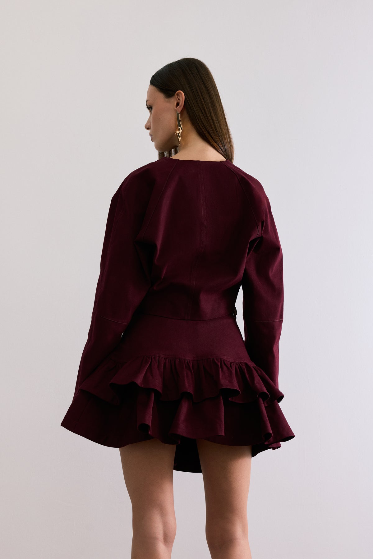 ELLIE SKIRT BURGUNDY