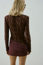 RÉVE DRESS BURGUNDY