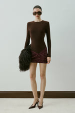 MARA DRESS BROWN