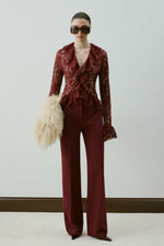 COLETTE TOP BURGUNDY